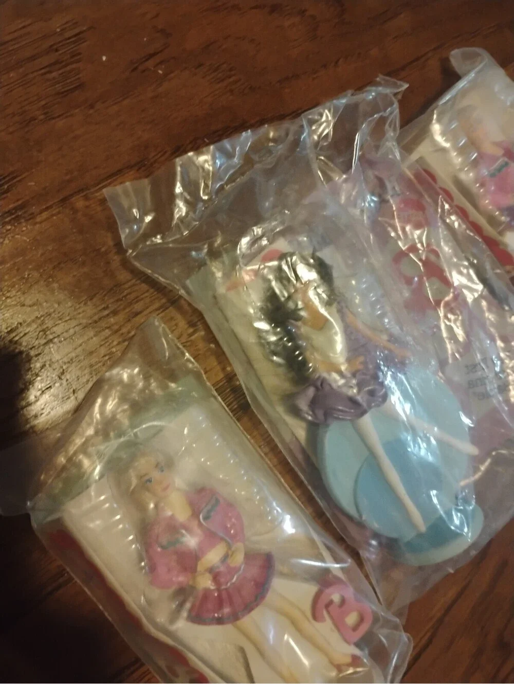 Vintage Barbie Happy Meal Figurines Set of 3 - New in Original Packaging